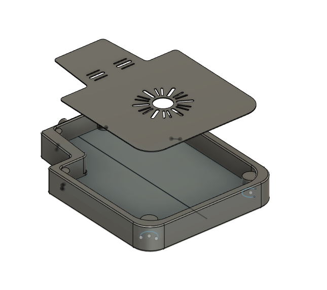 3D printed Malongo coffee machine drip tray and drain plate designed by 3AXIS, shown as an exploded pair