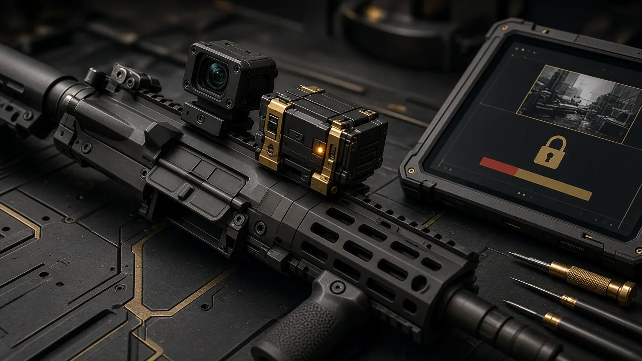 Weapon authorization and fire-control system by 3AXIS with camera lock and audit log